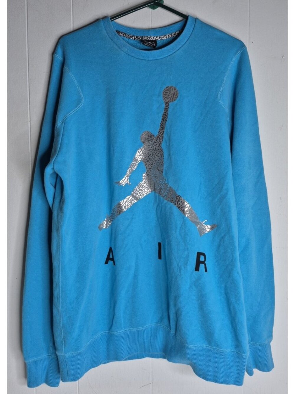 Nike Air Jordan Crewneck Sweatshirt  Concord Jumpman Tuxedo Size L